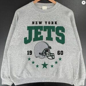 New York Jets Football Sweatshirt, Vintage Style NY Jets Football Shirt Tee